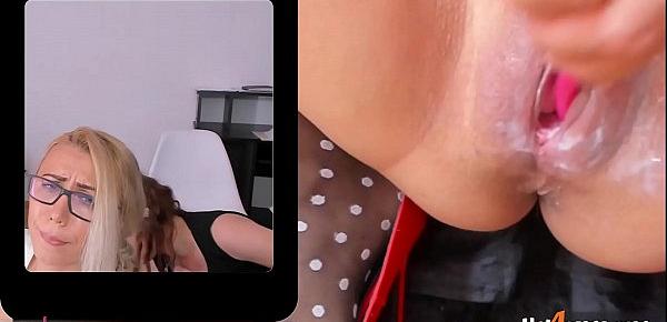  Euro MILF slut with vibrator in pussy is squirting rivers at work  ONLINE NOW on katehaven.hot4cams.com